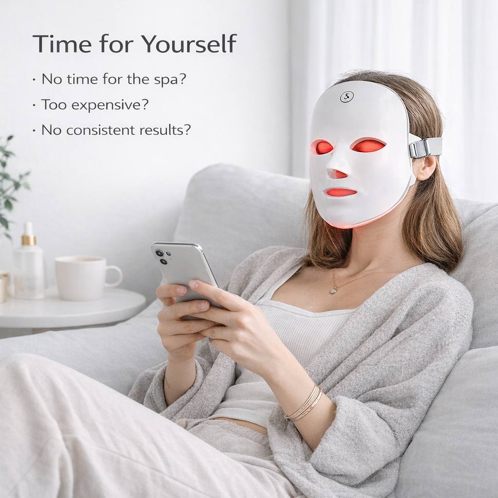 ROXEIN LED Light Therapy Face Mask