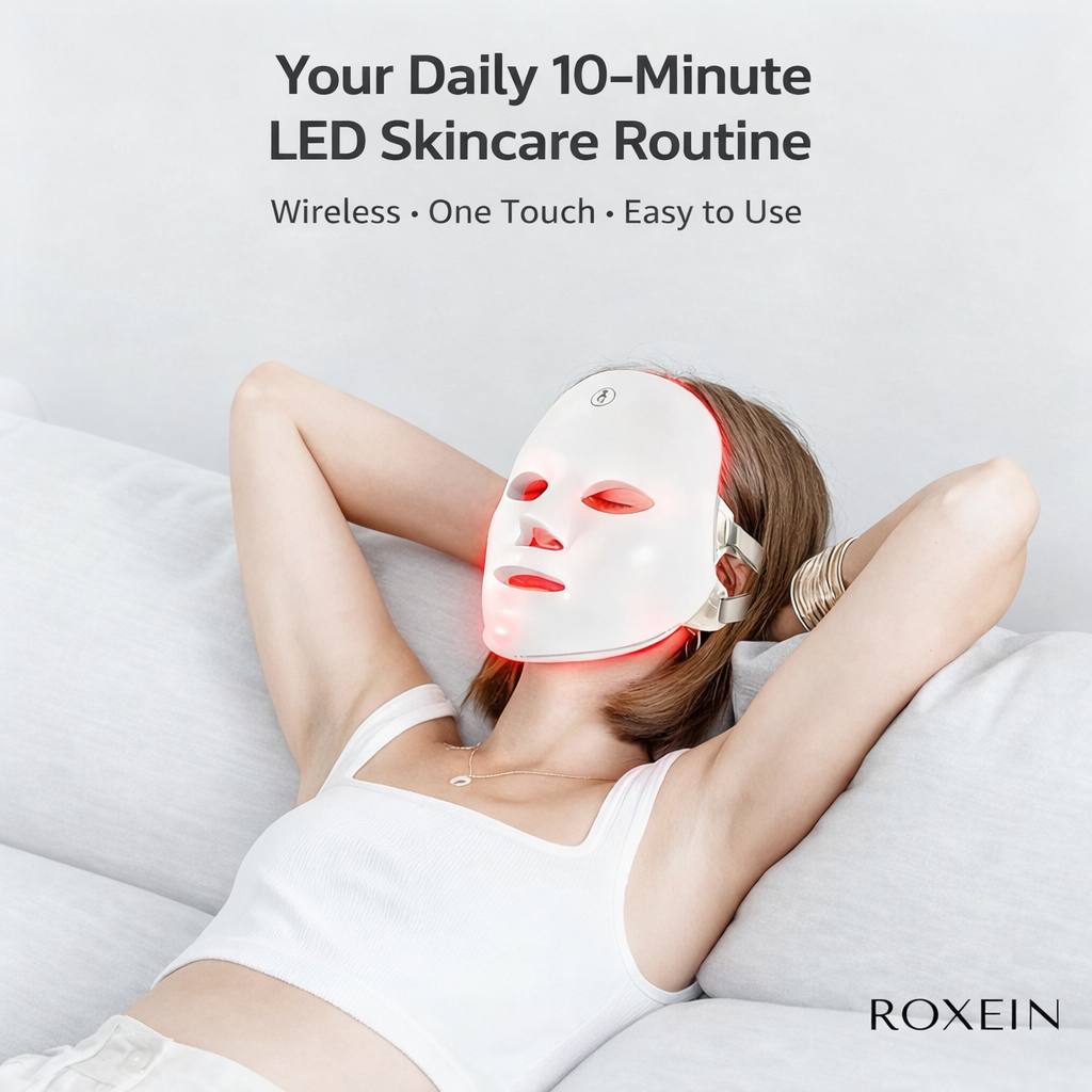 ROXEIN LED Light Therapy Face Mask