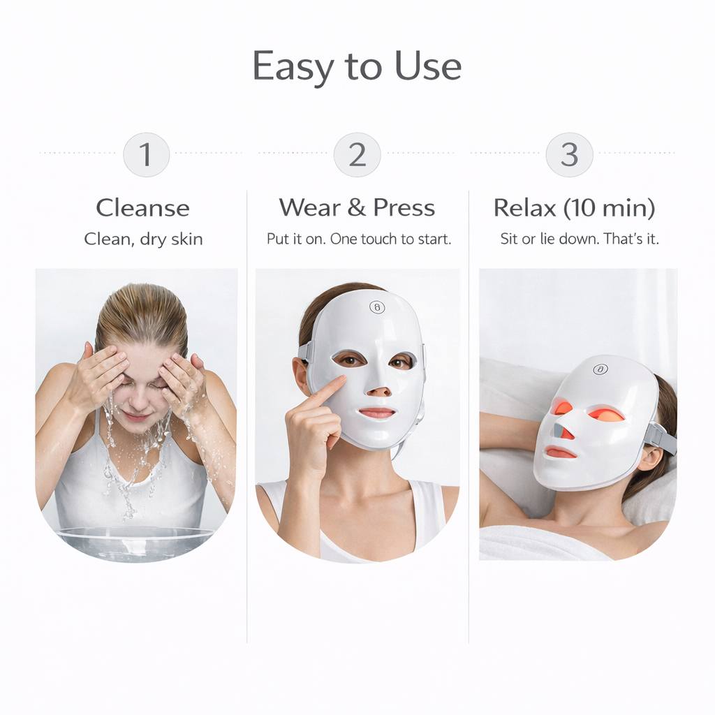 ROXEIN LED Light Therapy Face Mask