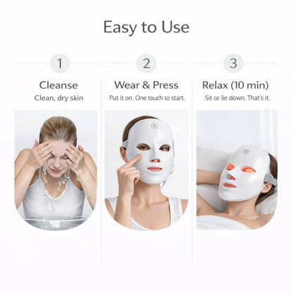 ROXEIN LED Light Therapy Face Mask